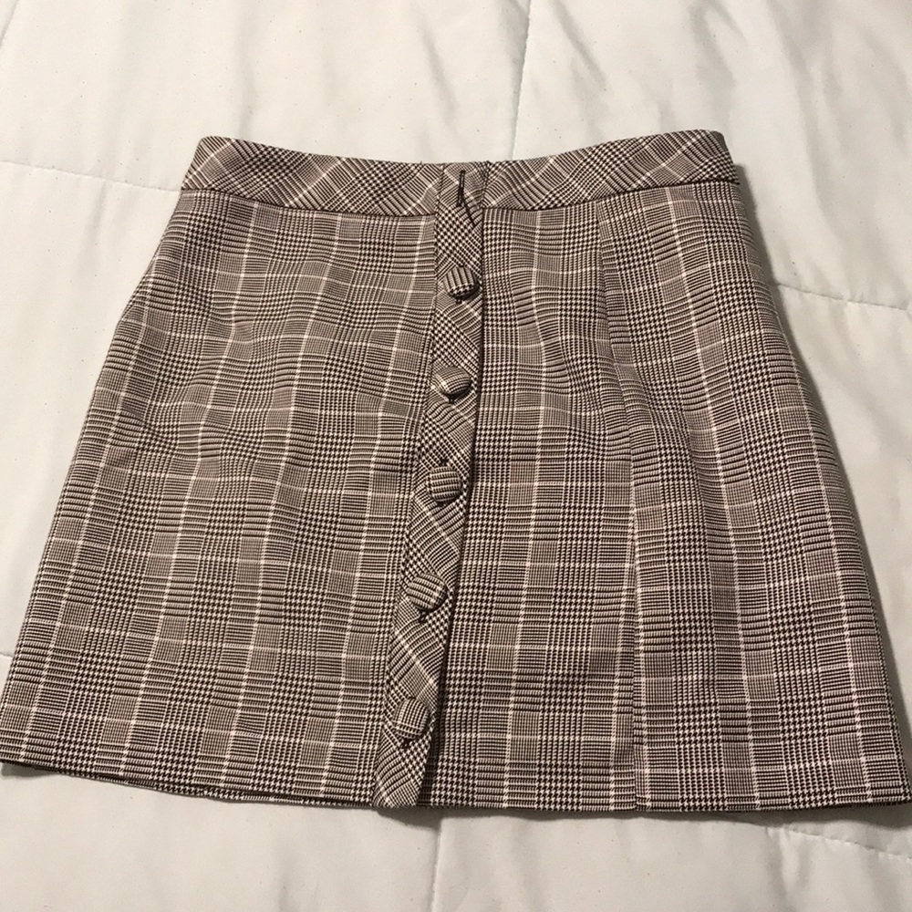 Plaid skirt